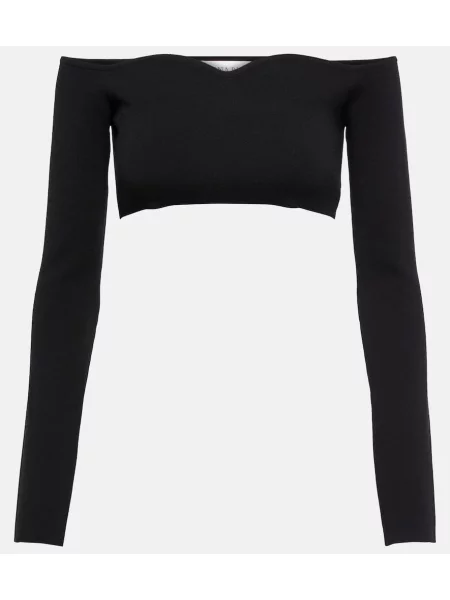 Cropp pulover Nina Ricci de lână negru