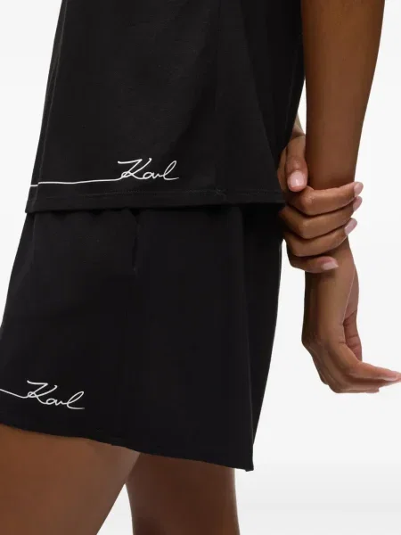 Pijamale Karl Lagerfeld negru