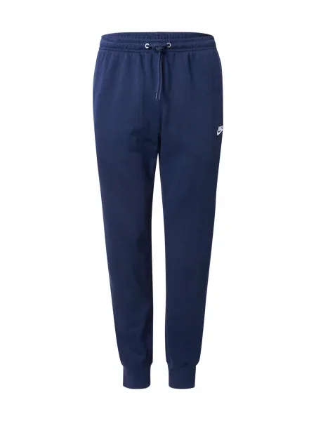 Nike Sportswear Pantaloni Club Fleece bleumarin alb