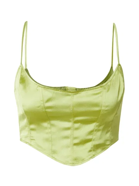 Nasty Gal Top limetă verde
