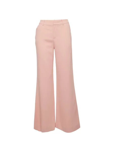 Pantaloni Alice + Olivia din crep roz