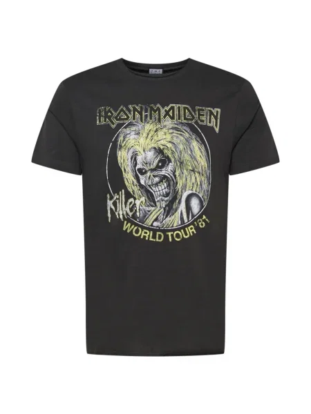 AMPLIFIED Tricou IRON MAIDEN negru / galben alb