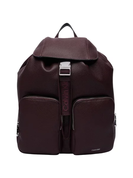 Batoh Calvin Klein s remienkami hnedá