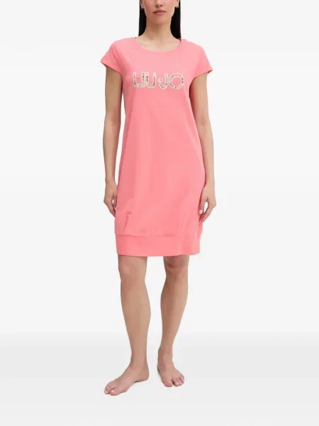 Scurt rochie midi Liu Jo cu imagine roz