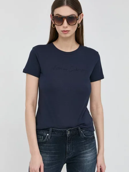 Armani Exchange kratka majica modra