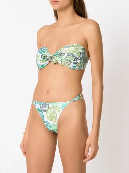 Bikini Amir Slama z nadrukiem zielony