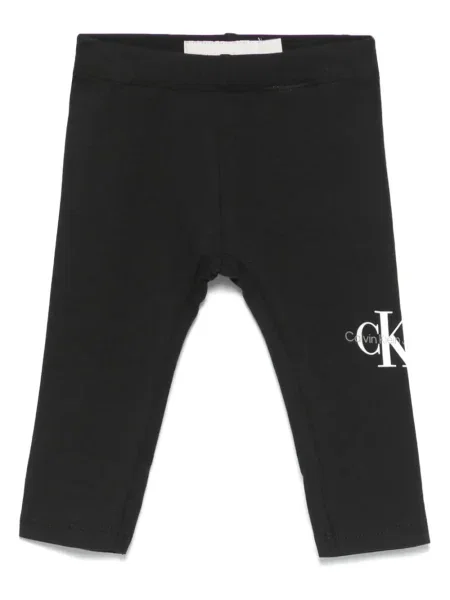 Legginsy dziecięce Calvin Klein czarne