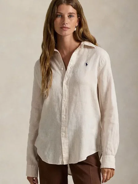 Koszula Polo Ralph Lauren beżowa