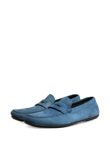 Kožené loafers Dolce & Gabbana modré