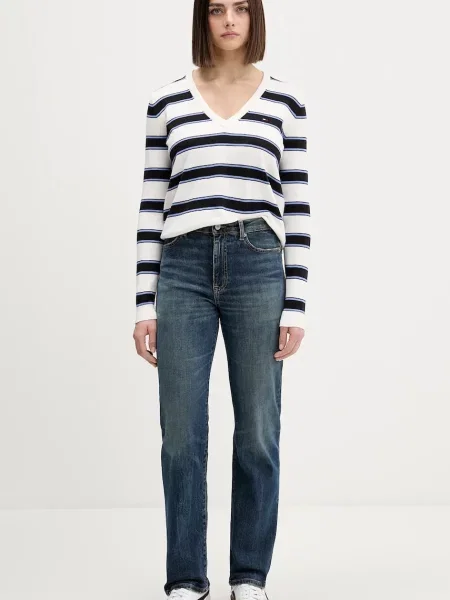 Kavbojke Tommy Jeans mornarsko modra