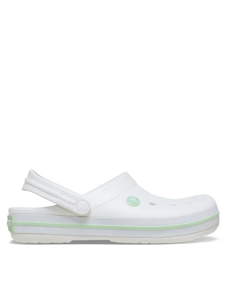 Papuci Crocs alb