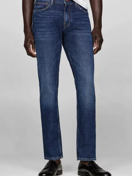 Прямі джинси Tommy Hilfiger Denton сині