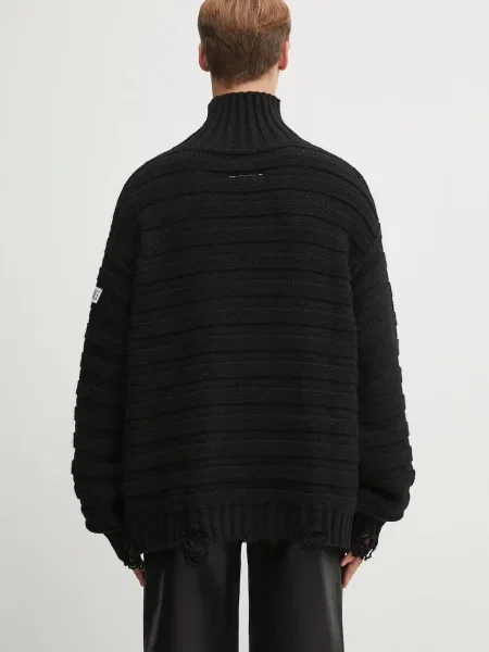 Вовняний светр Maison Margiela гольф чорний