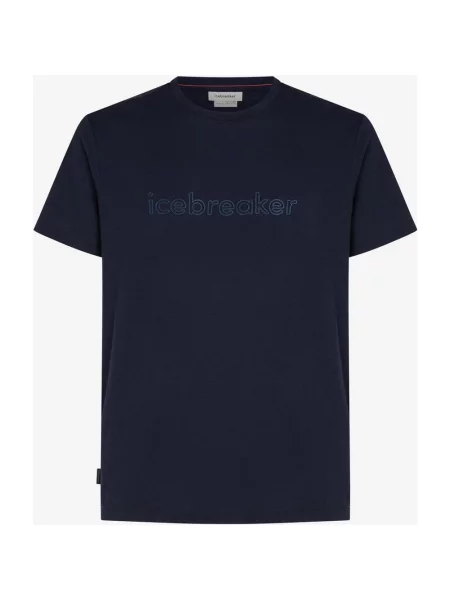 Koszulka rowerowa damska Icebreaker Merino Tech Lite IB Stitchline krótki rękaw granatowy S niebieska