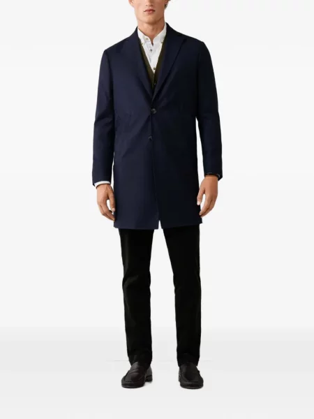Palton Hackett London de lână albastru