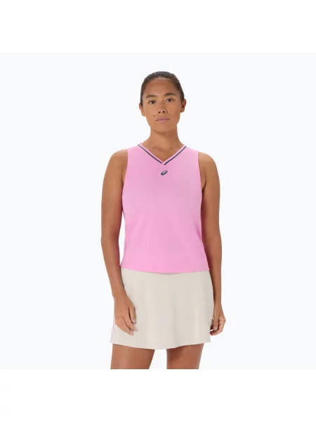 Tricou de tenis pentru femei ASICS Padel Court Sleeveless W bubblegum