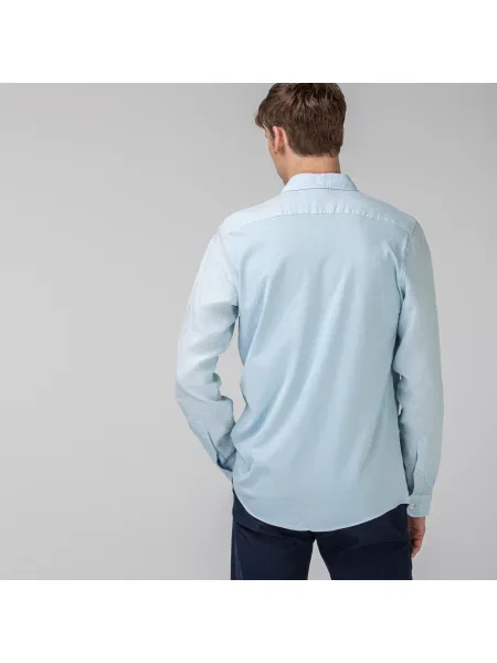 Lacoste сорочка синя