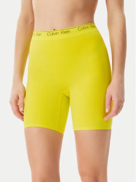 Ψηλόμεσο εσώρουχο σορτς Calvin Klein Underwear κίτρινο