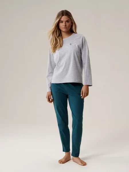 Пижама Atlantic сиво