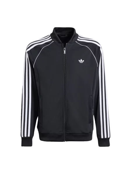 ADIDAS ORIGINALS Ζακέτα φούτερ Sst μαύρο λευκό