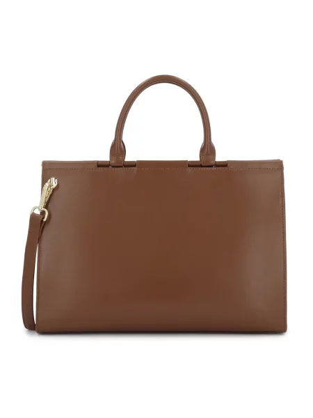 Torebka skórzana Kazar skórzana brązowa