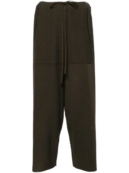 Dzianinowe spodnie Forme D’expression zielone