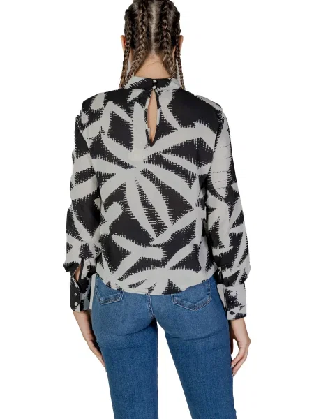Wielobarwność bluzka Jacqueline De Yong czarna