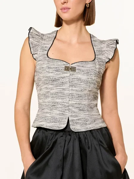 Bluzka Krüger z gorsetem biała