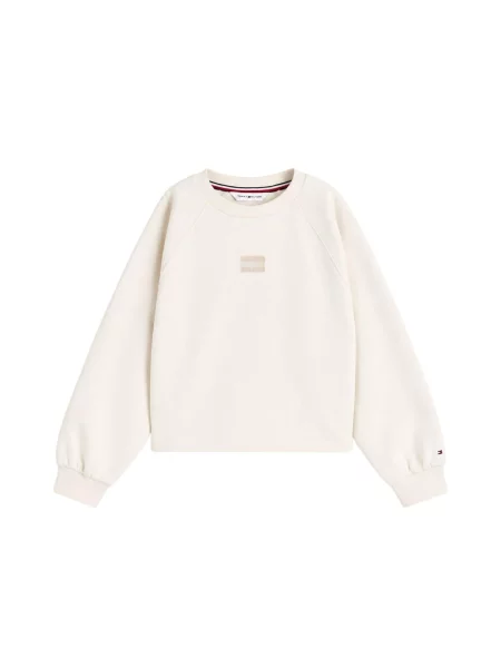 Tommy Hilfiger Mikina krémová bílá