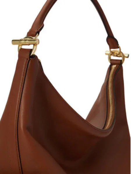 Kabelka LAUREN RALPH LAUREN hnědá