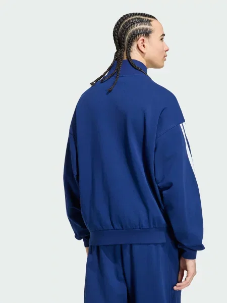 Свитер Adidas в полоску синий