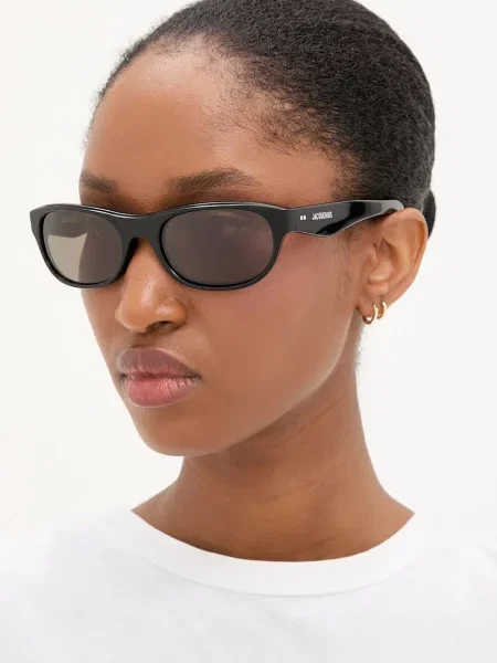 Jacquemus ochelari de soare SOLE negru