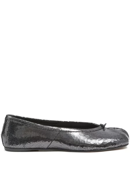 Balerini Maison Margiela din piele negru