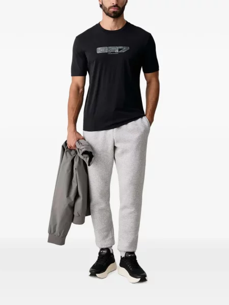 Μπλούζα Ea7 Emporio Armani με σχέδιο μαύρο