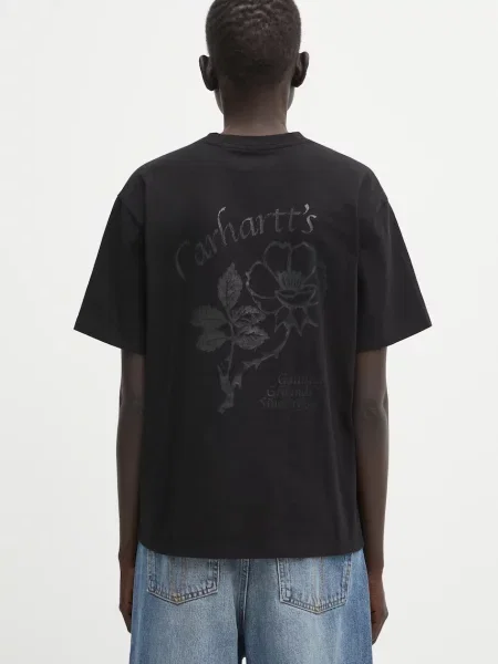 Carhartt WIP tricou din W S/S Flourish T-Shirt negru