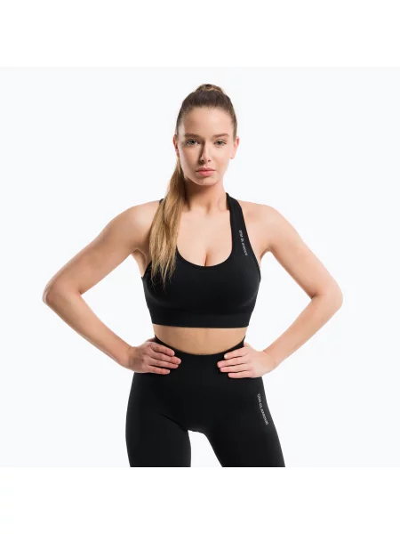 Fitness podprsenka Gym Glamour Compress Black černá
