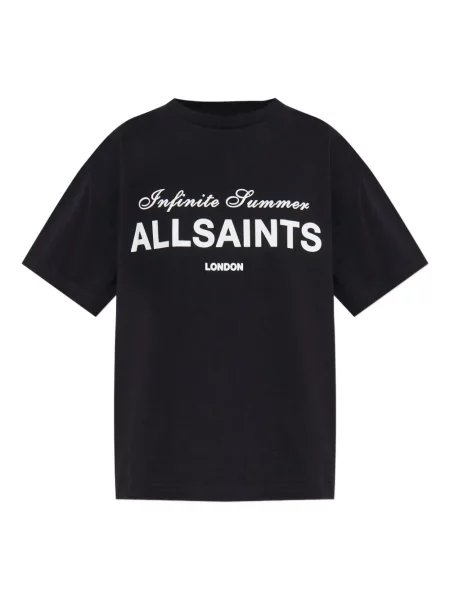 Tricou Allsaints cu imagine negru