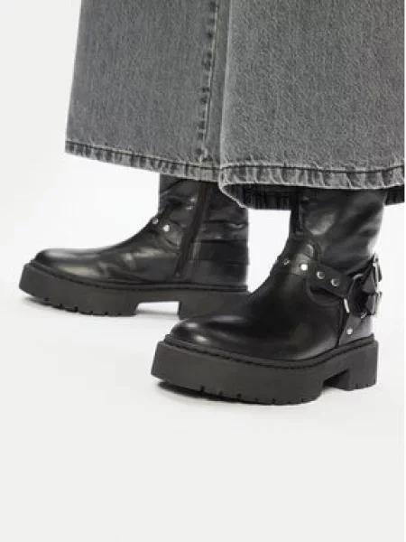 Steve Madden Polokozačky Zwart černá