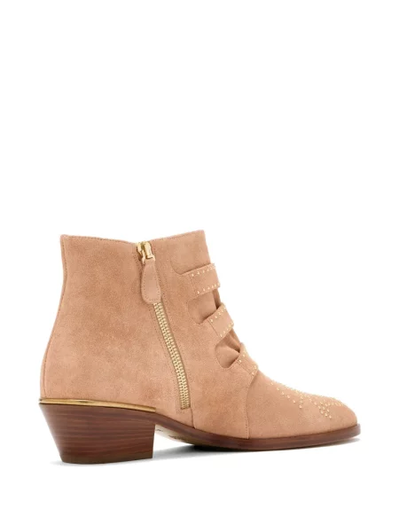 Botine Chloé cu cataramă cu tepi cu bretele