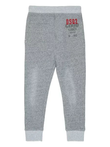 Dětské kalhoty Dsquared2 šedé