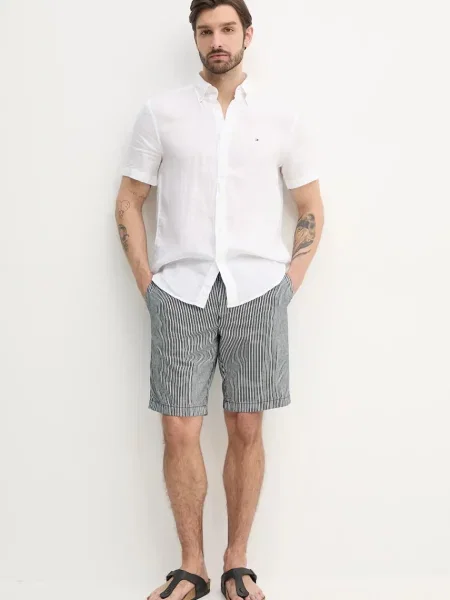 Kratke hlače Tommy Hilfiger mornarsko modra
