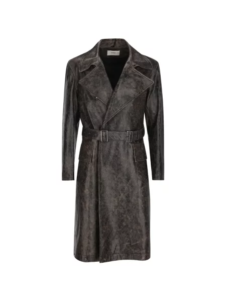 Trenci Fendi din piele maro