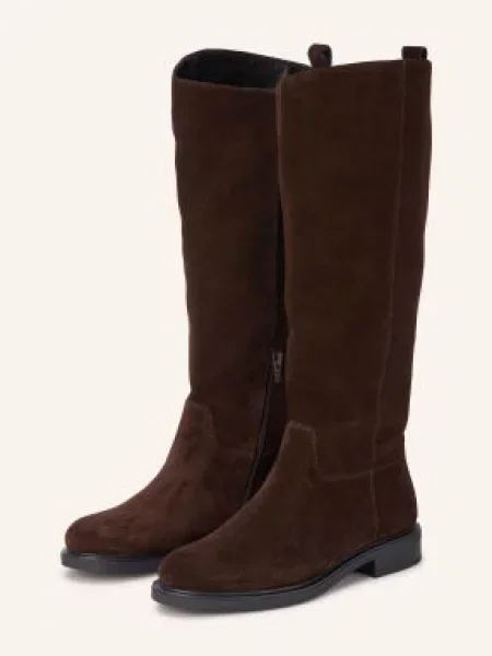 Vagabond Shoemakers Kozačky Freya tmavě hnědá