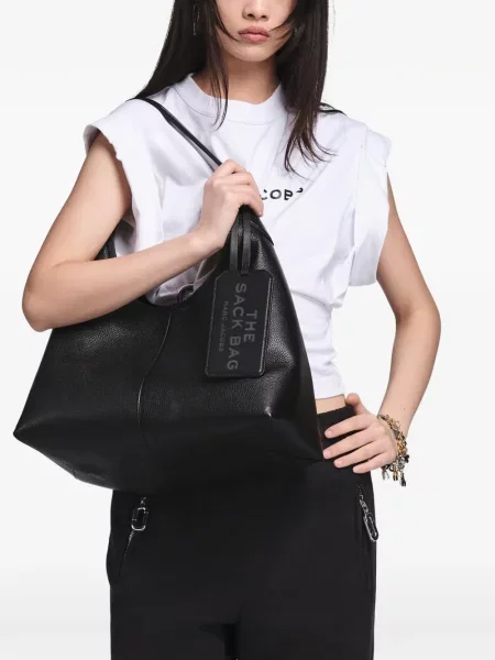 Cu centură geantă Marc Jacobs din piele negru