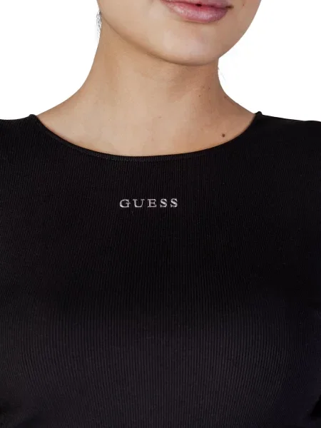 Koszulka Guess Active z długim rękawem czarna