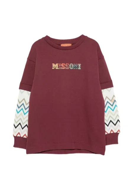Bluza dziecięca Missoni czerwona
