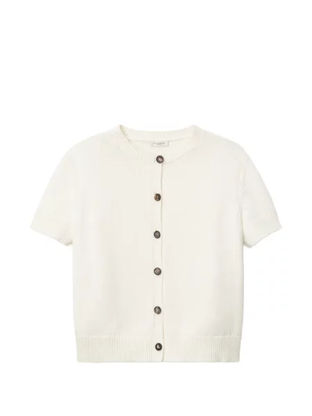 Krátký kardigan Lafayette 148 s kulatým výstřihem