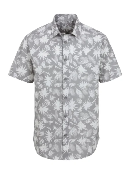 BEACH TIME Košulja siva bijela