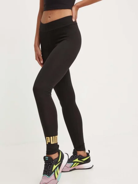 Női leggings PUMA ESS+ Metallic puma puma fekete. Méret: XS fekete