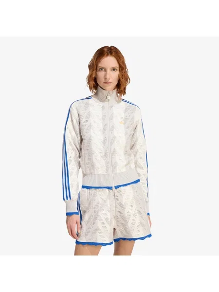 Толстовка Adidas Originals з перлами біла